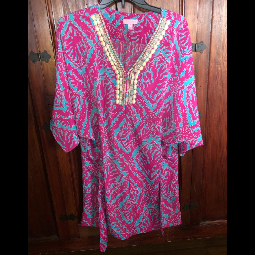🚫SOLD Lilly Pulitzer beaded dress size XS - Picture 2 of 6